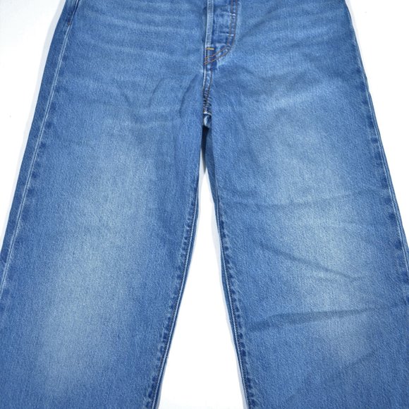 NEW LEVIS PREMIUM RIBCAGE STRAIGHT ANKLE JEANS, W27xL29 - Picture 8 of 10